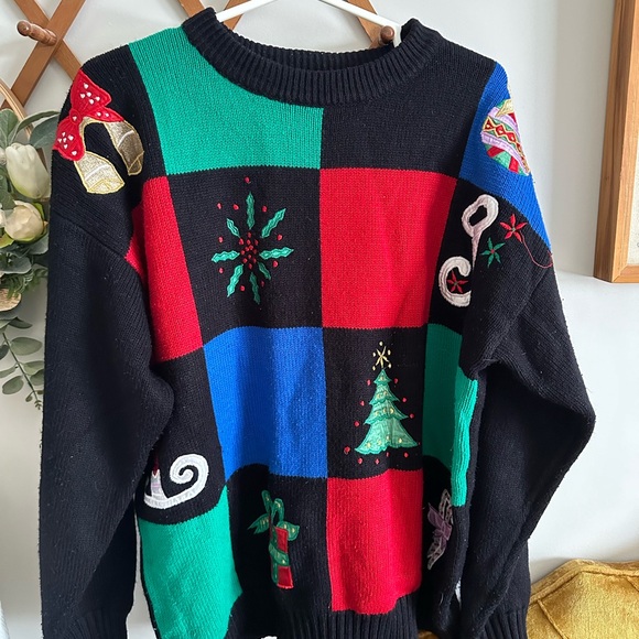 Vintage Christmas Sweater granny core - Picture 1 of 6